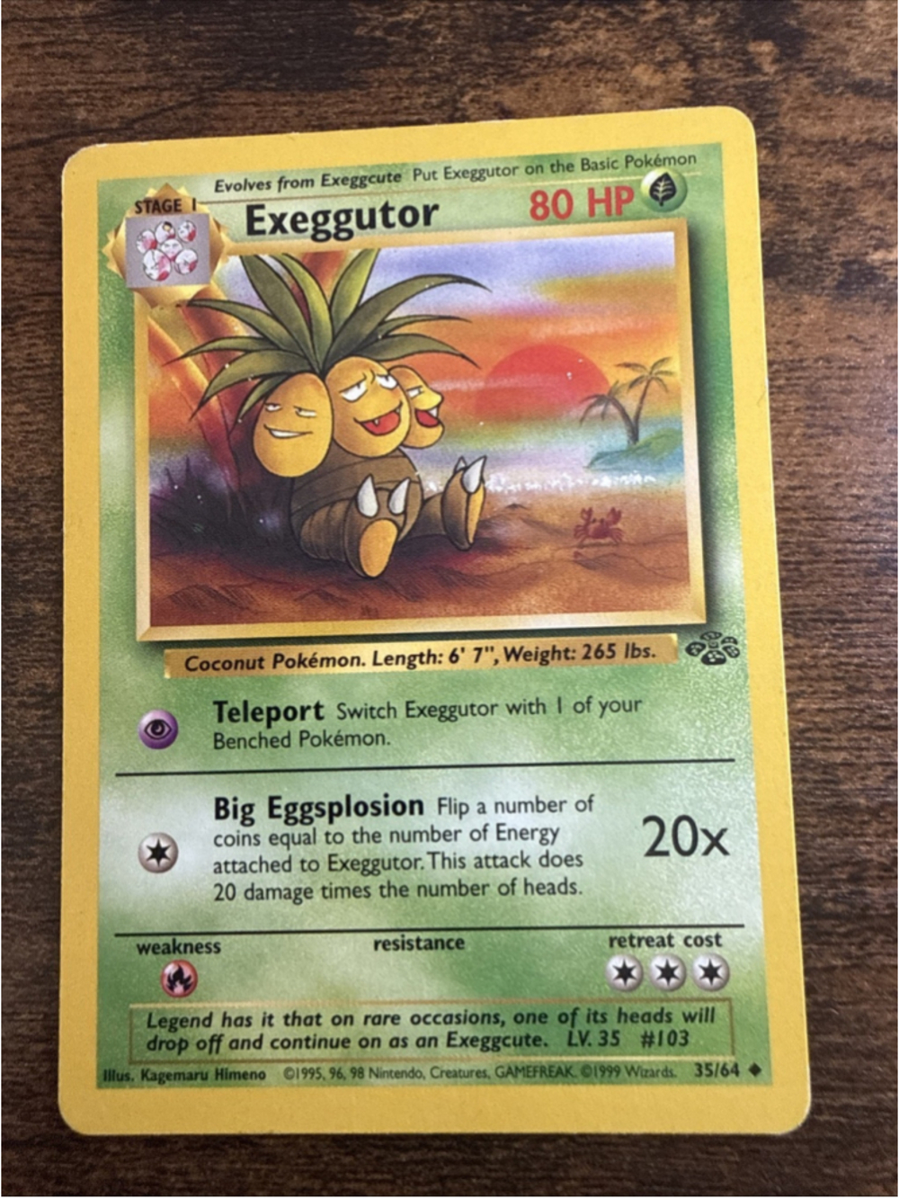 Exeggutor 35/64 Jungle Regular